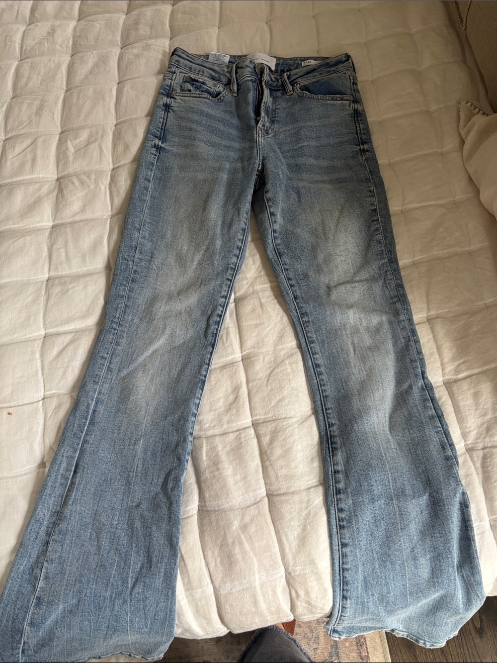 Dear John Light Blue Wide Leg Jeans